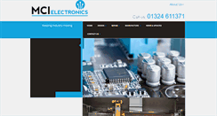Desktop Screenshot of mcielectronics.co.uk